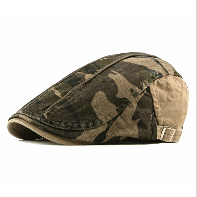 Camo Cotton Cap - Beige