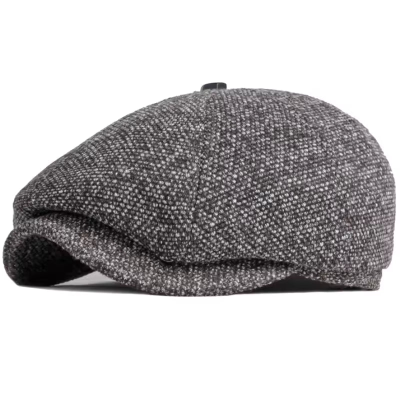 Flecked Peaky Cap - Ash Grey