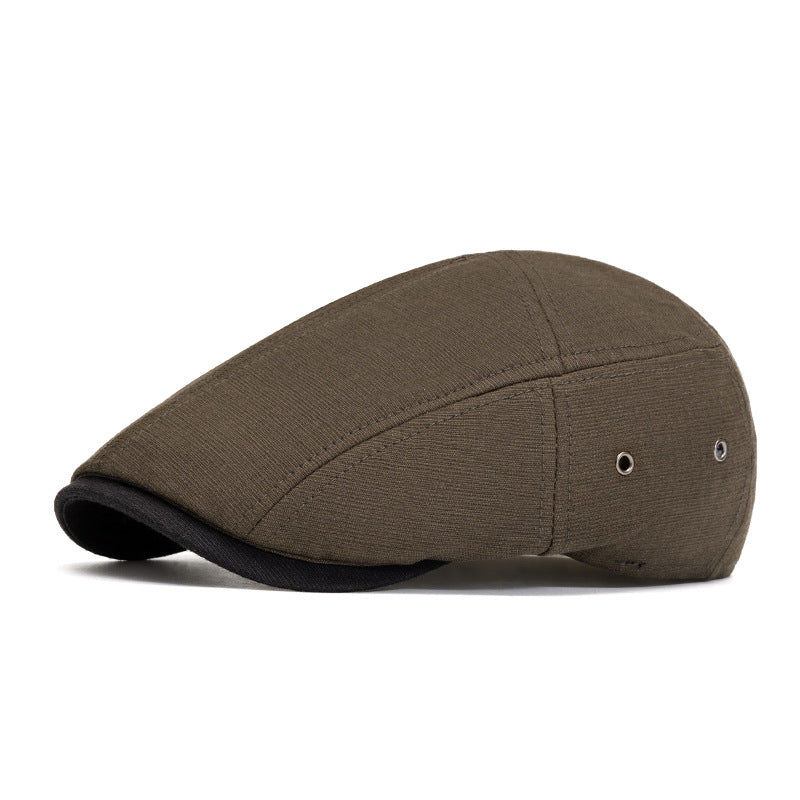 Cotton Tradesman Cap - Field Olive