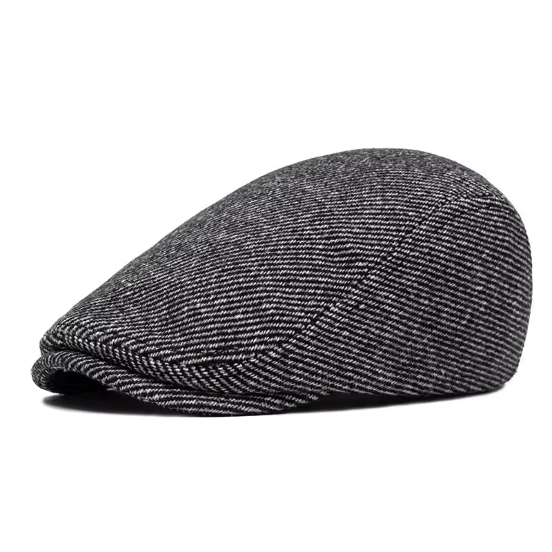 Tweed Flat Cap - Ash Grey