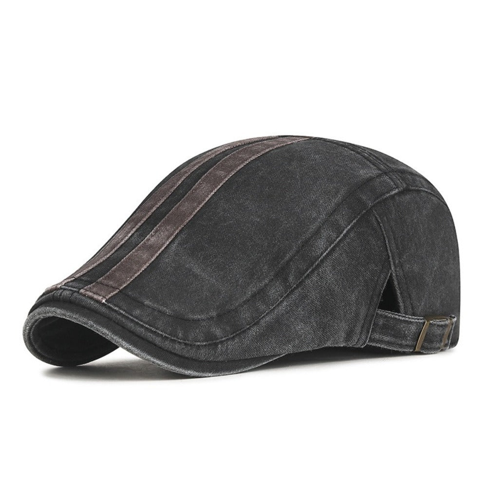 Denim Strip Cap - Coal Black