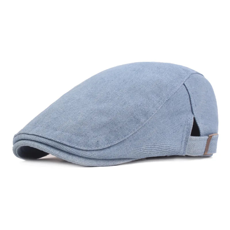 Raw Denim Cap - Sky Blue