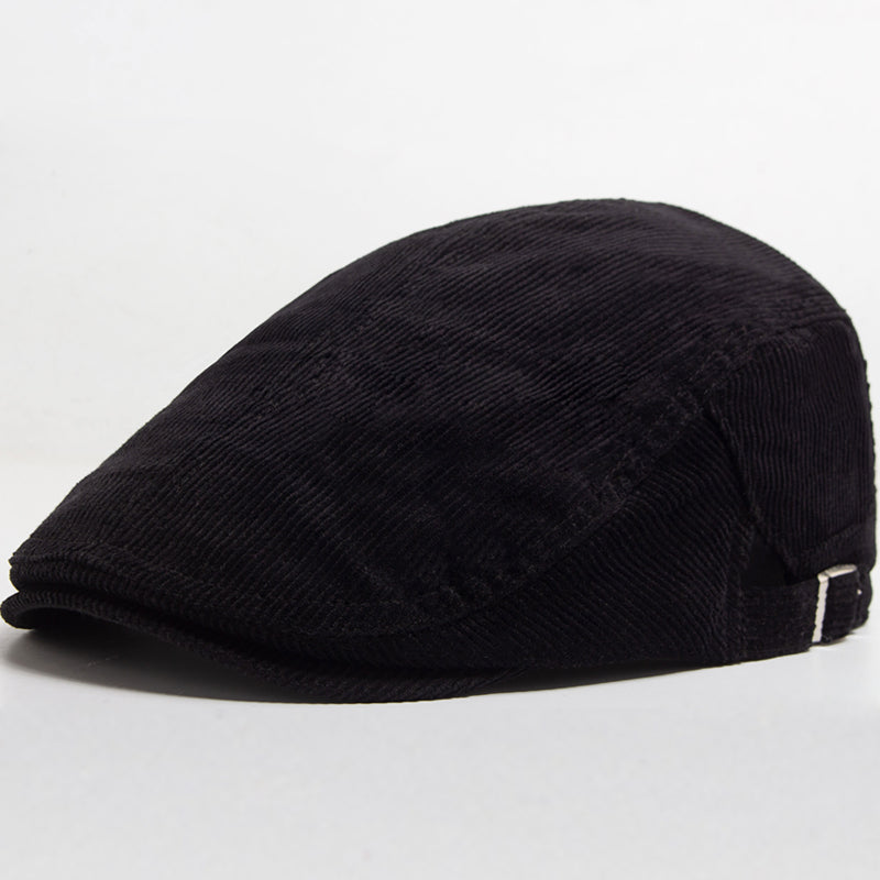 Corduroy Vintage Cap - Coal Black