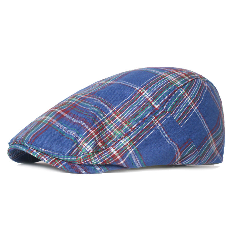 Tartan Highland Cap - Denim Blue