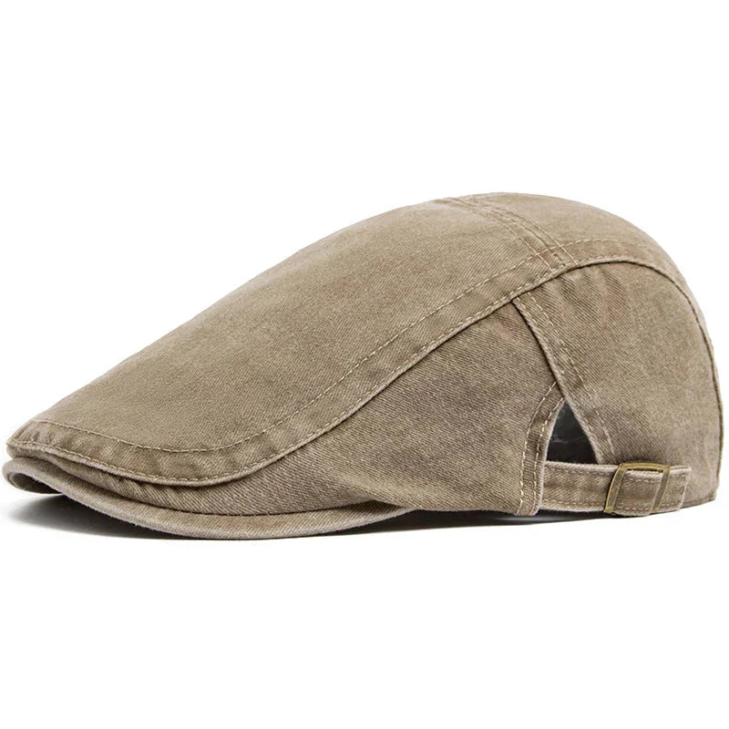 Denim Vintage Cap - Beige