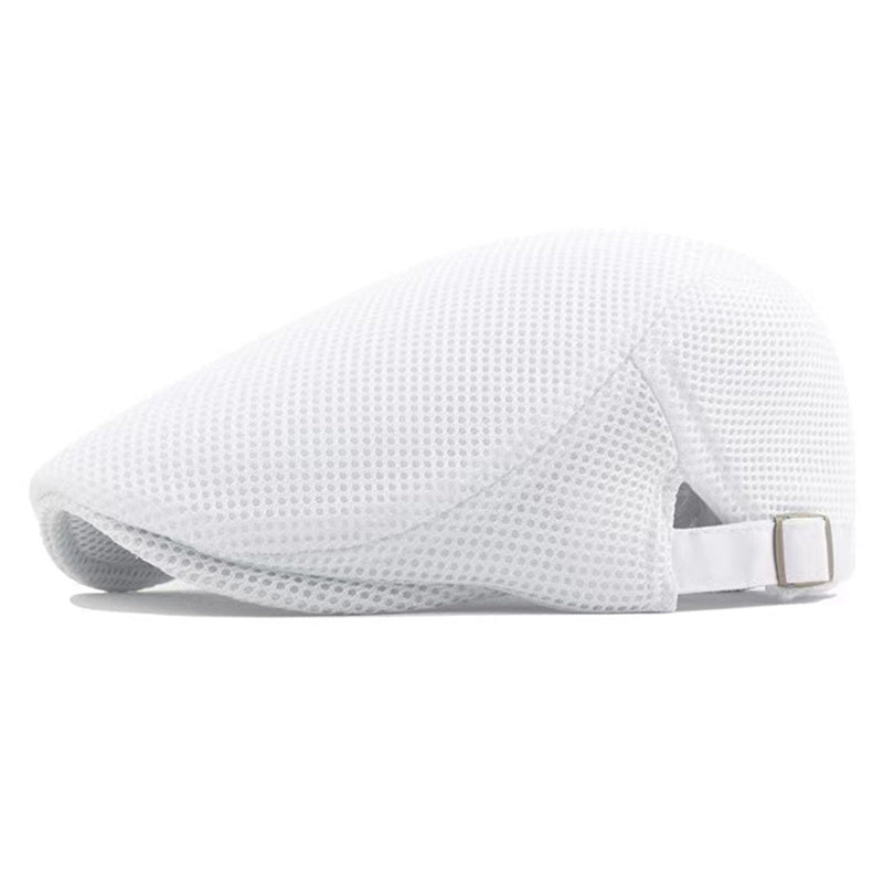 Breathable Mesh Cap - White