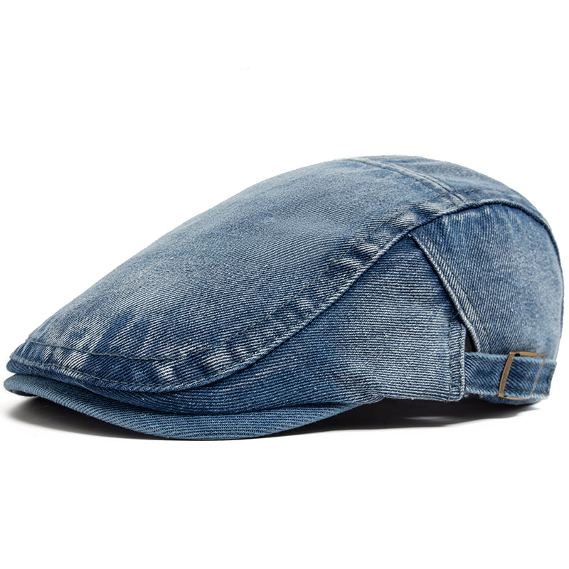 Stonewash Denim Cap - Sky Blue