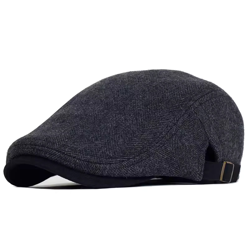 Heritage Wool Cap - Coal Black