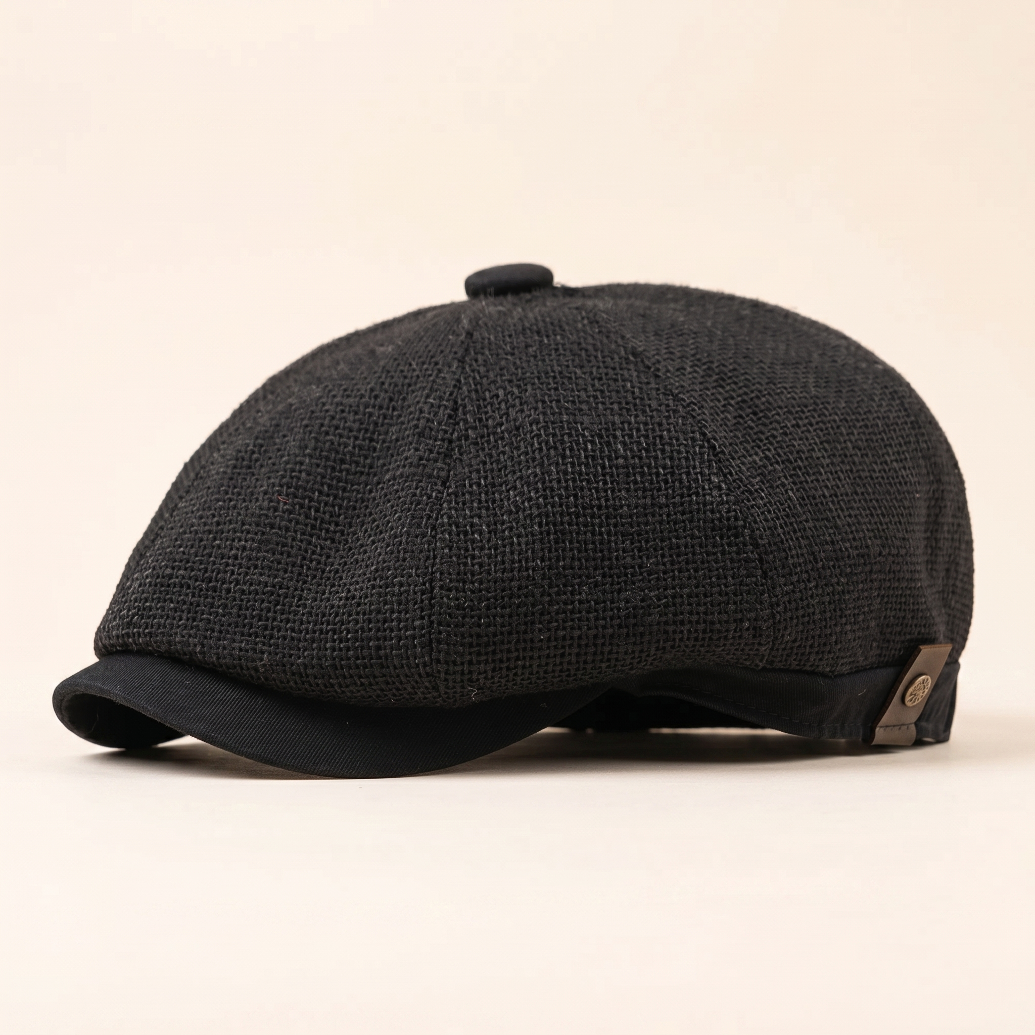 Linen Crown Cap