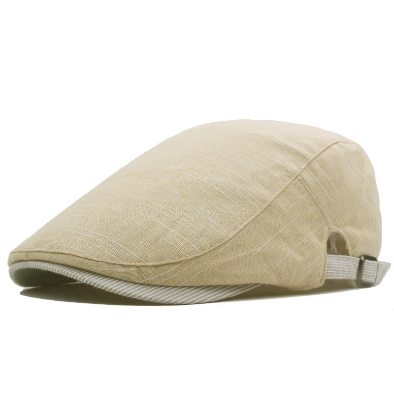 Coastal Linen Cap - Beige