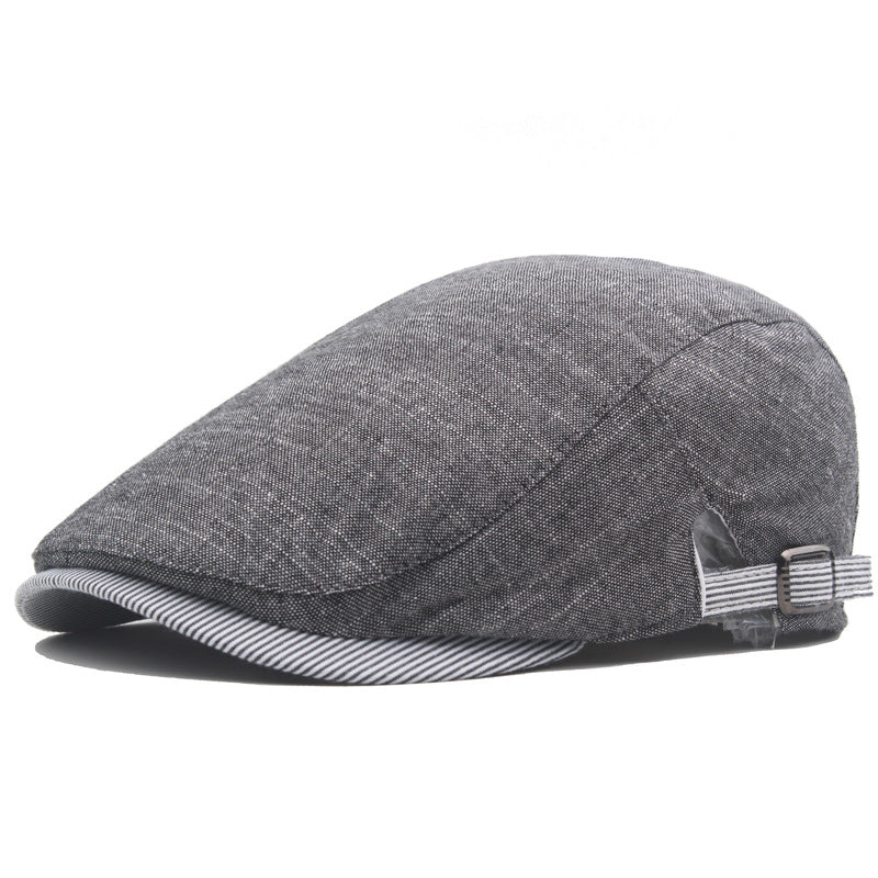 Coastal Linen Cap - Coal Black
