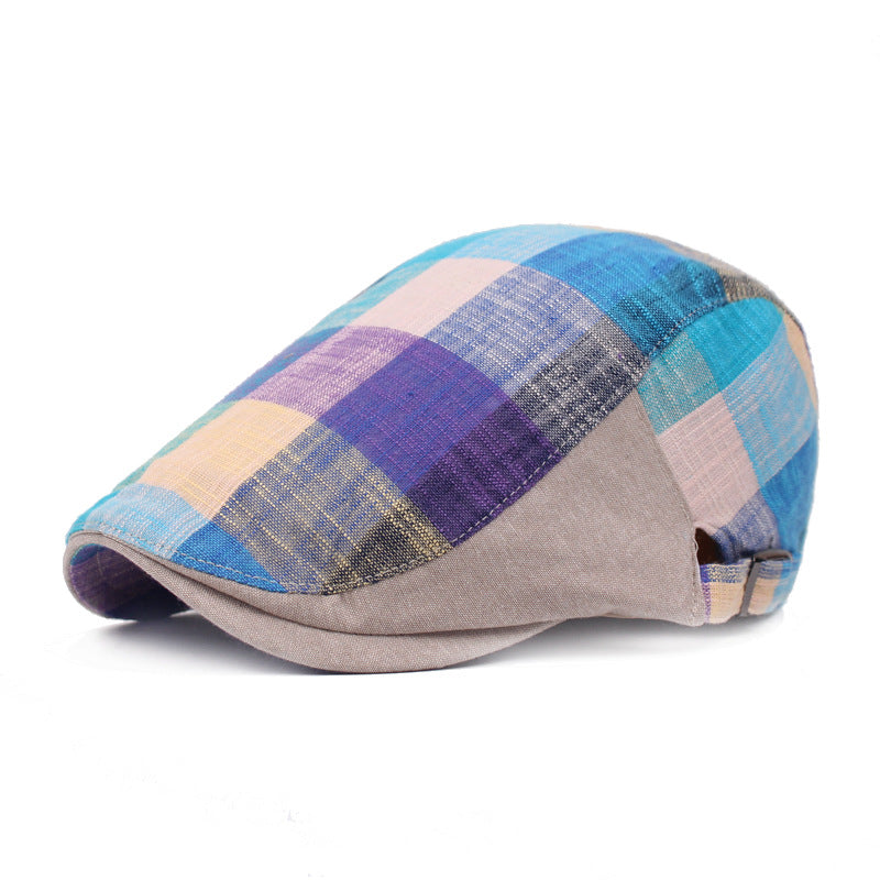 Vintage Check Cap - Blue
