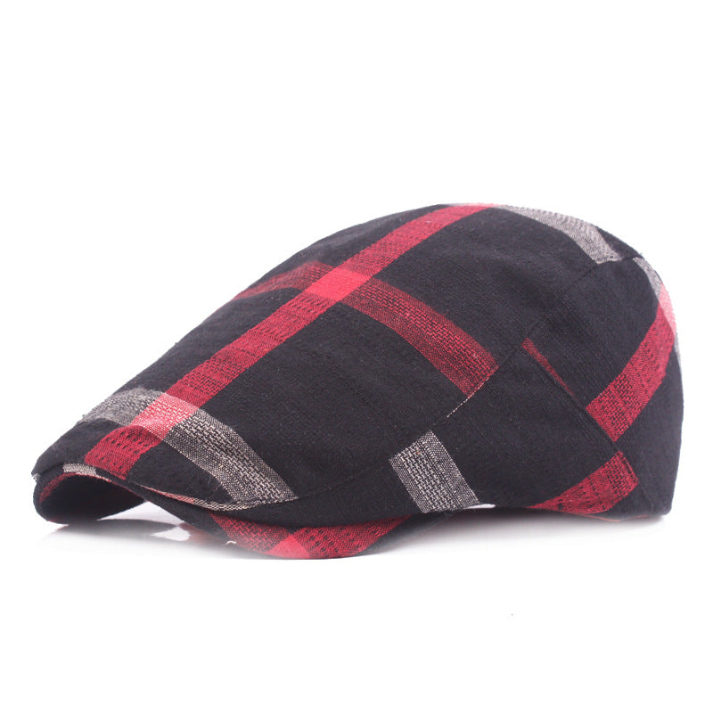Vintage Check Cap - Coal Black