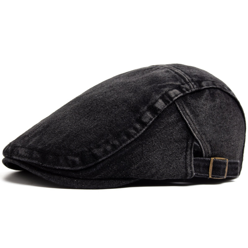 Stonewash Denim Cap - Coal Black