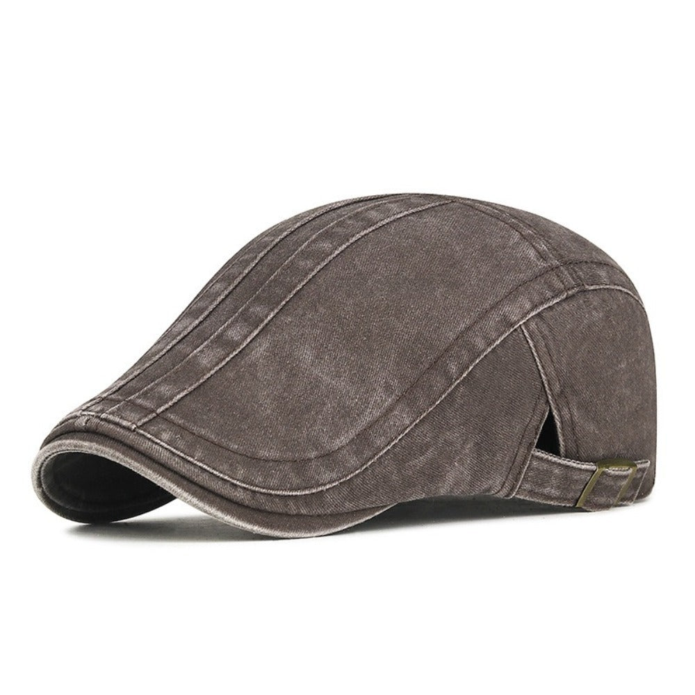 Denim Strip Cap - Tobacco Brown