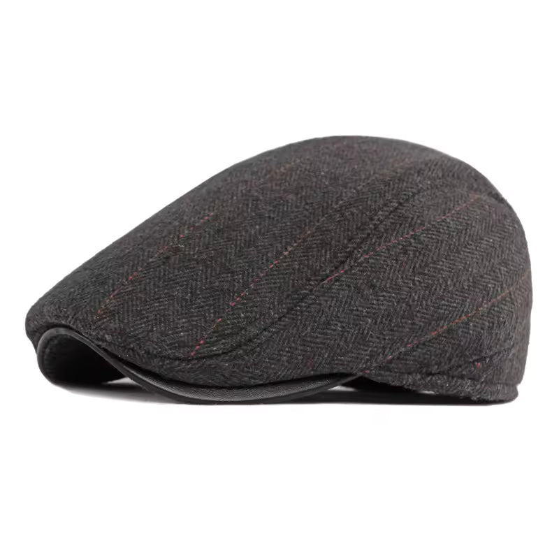 Driver Ear Flap Cap - Coal Black