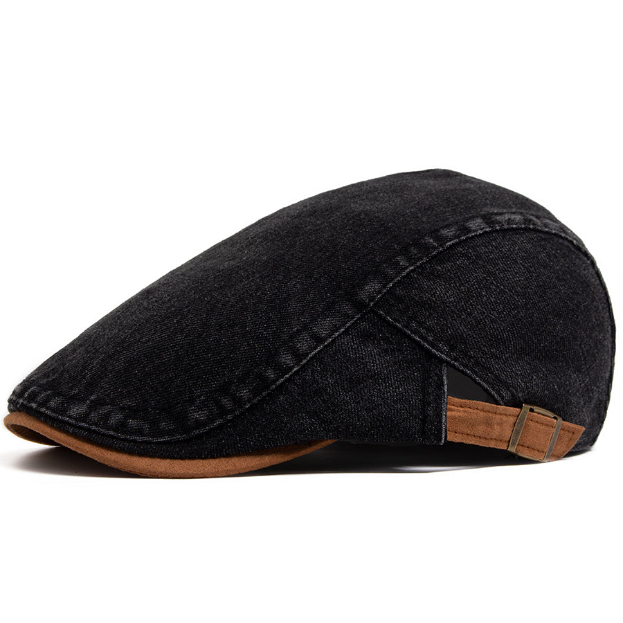 Denim Workwear Cap - Coal Black