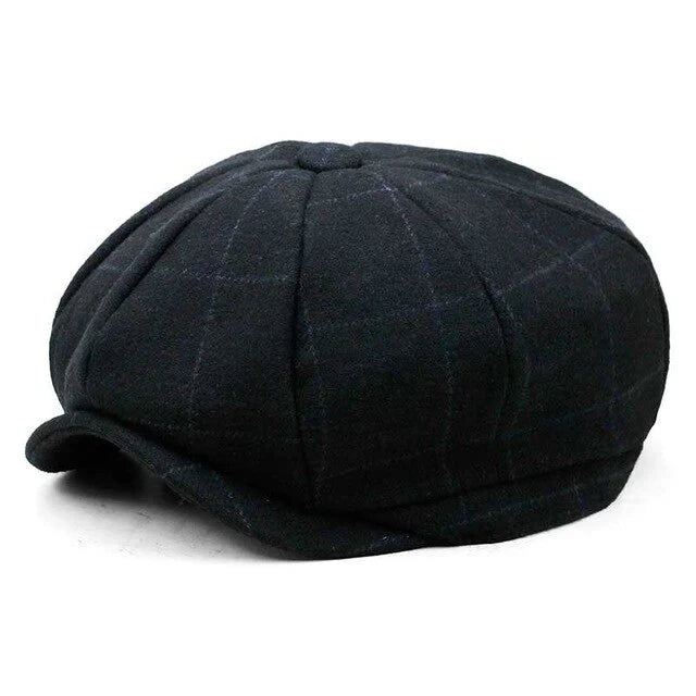 Peaky Cap - Coal Black